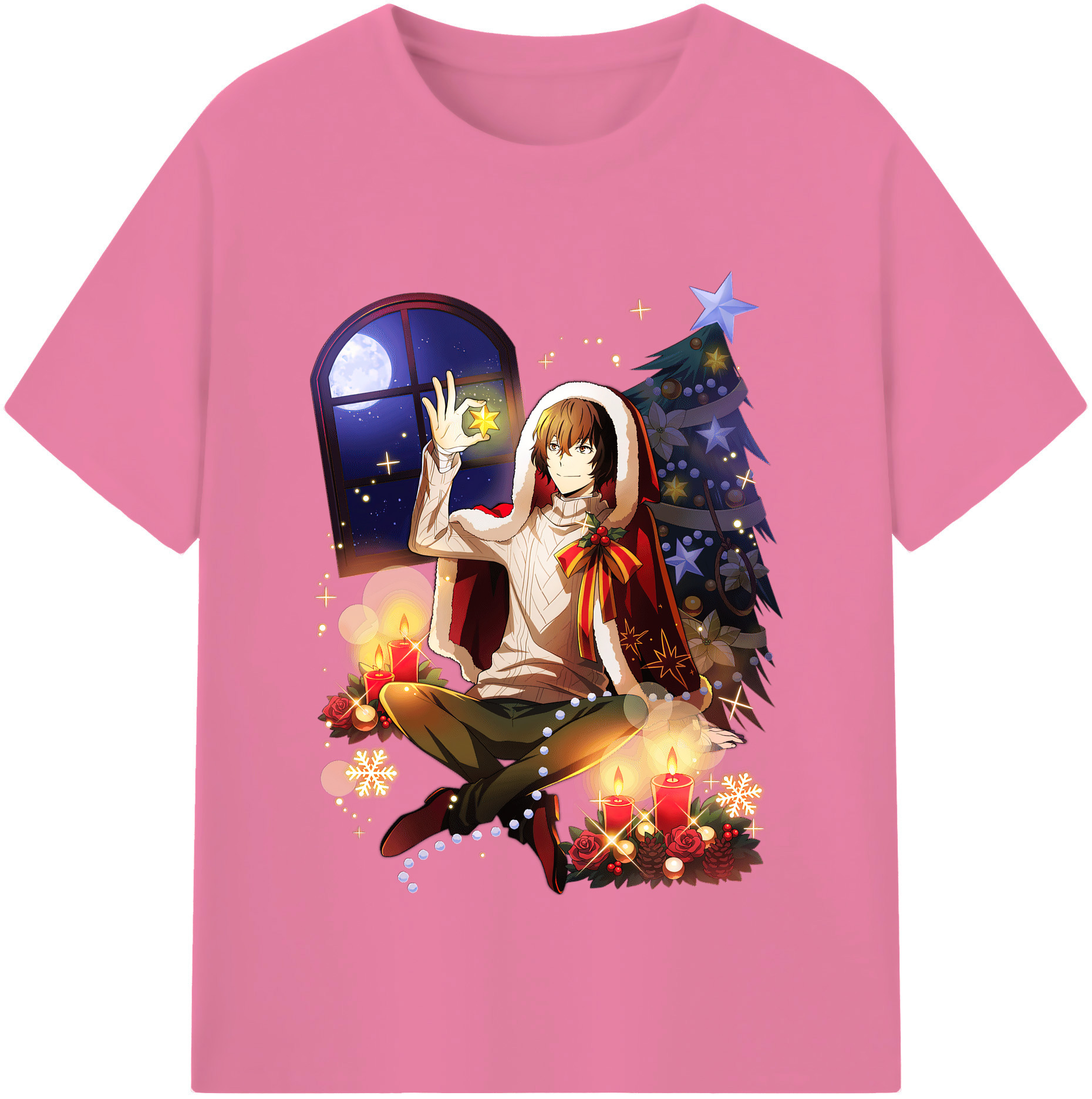 （画像用） 文豪ストレイドッグス Bungo Stray Dogs 綿100％半袖Tシャツ（フロントプリント）